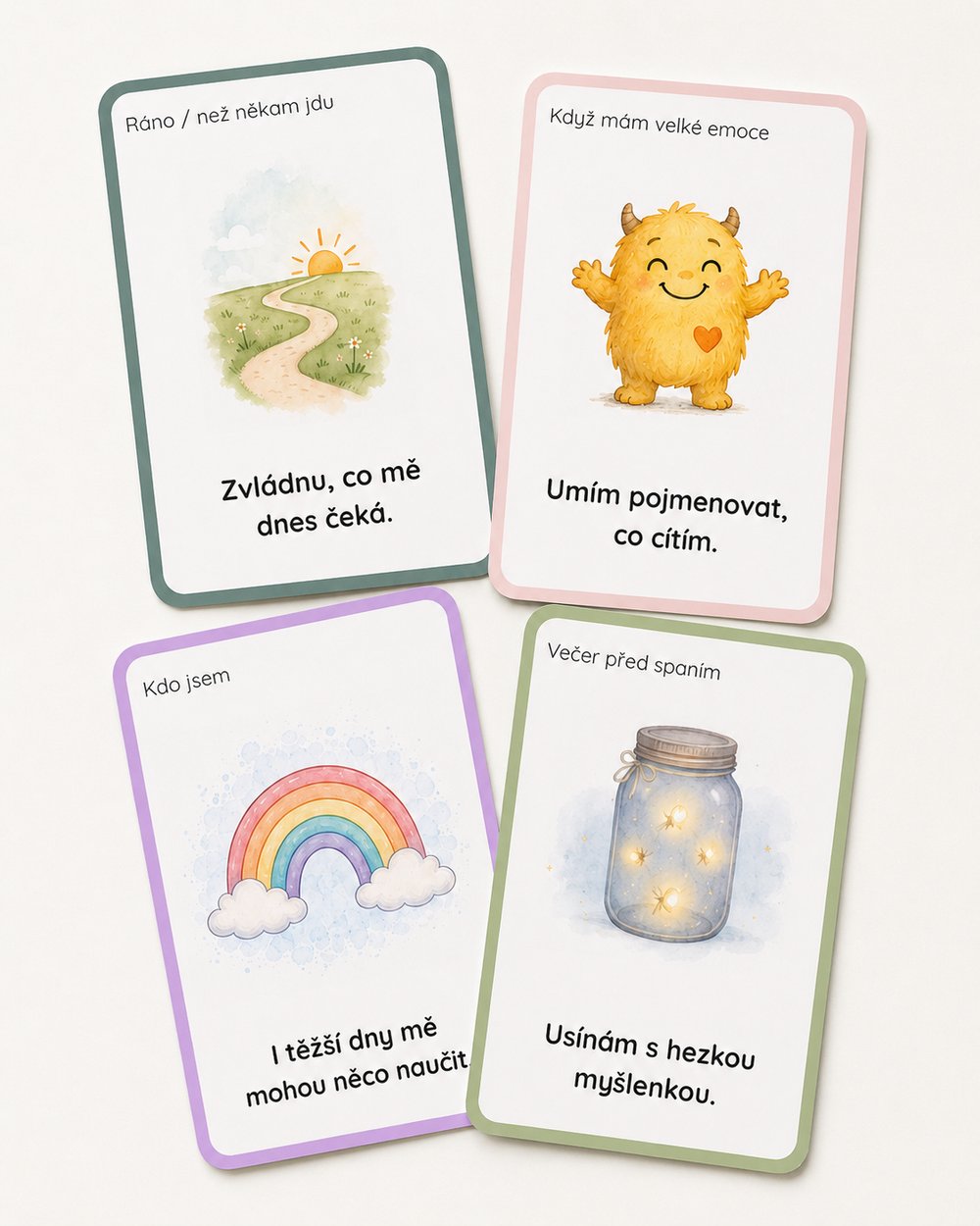 Sada afirmačních kartiček